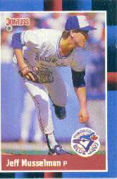 1988 Donruss Baseball Cards    630     Jeff Musselman SP